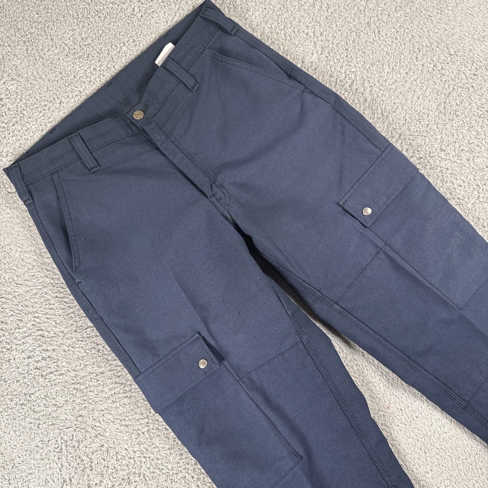 Workrite FR Fire Service Pants Mens 34x32 Nomex IIIA Navy Blue NMX75